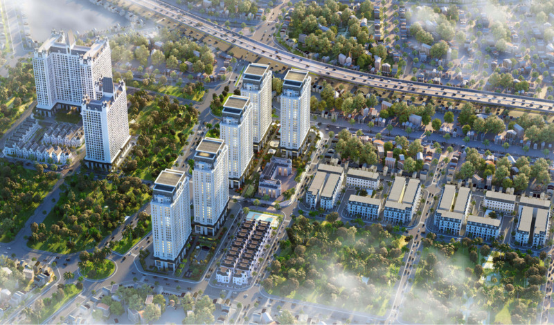 Giao thông nội khu giúp cư dân di chuyển tiện lợi, nhanh chóng 
